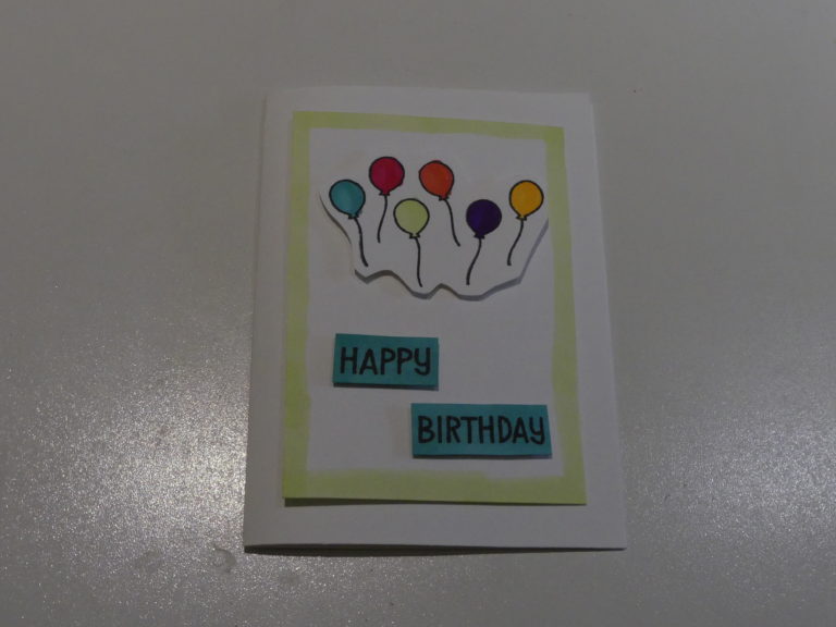 Lee más sobre el artículo Tarjeta de cumpleaños con Lawn fawn