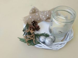 centro de mesa navideño