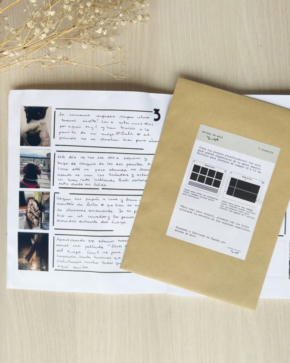 Stencils para journal