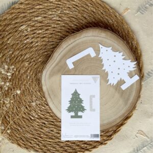 Troquel abeto navidad pop up