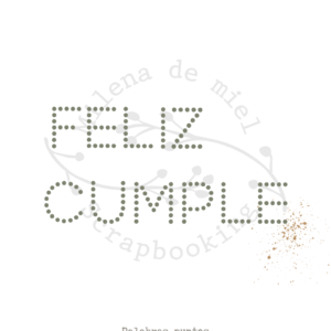 TROQUEL FELIZ CUMPLE