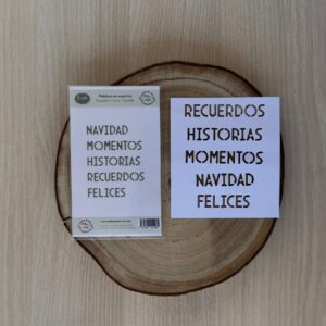 TROQUEL PALABRAS NEGATIVO