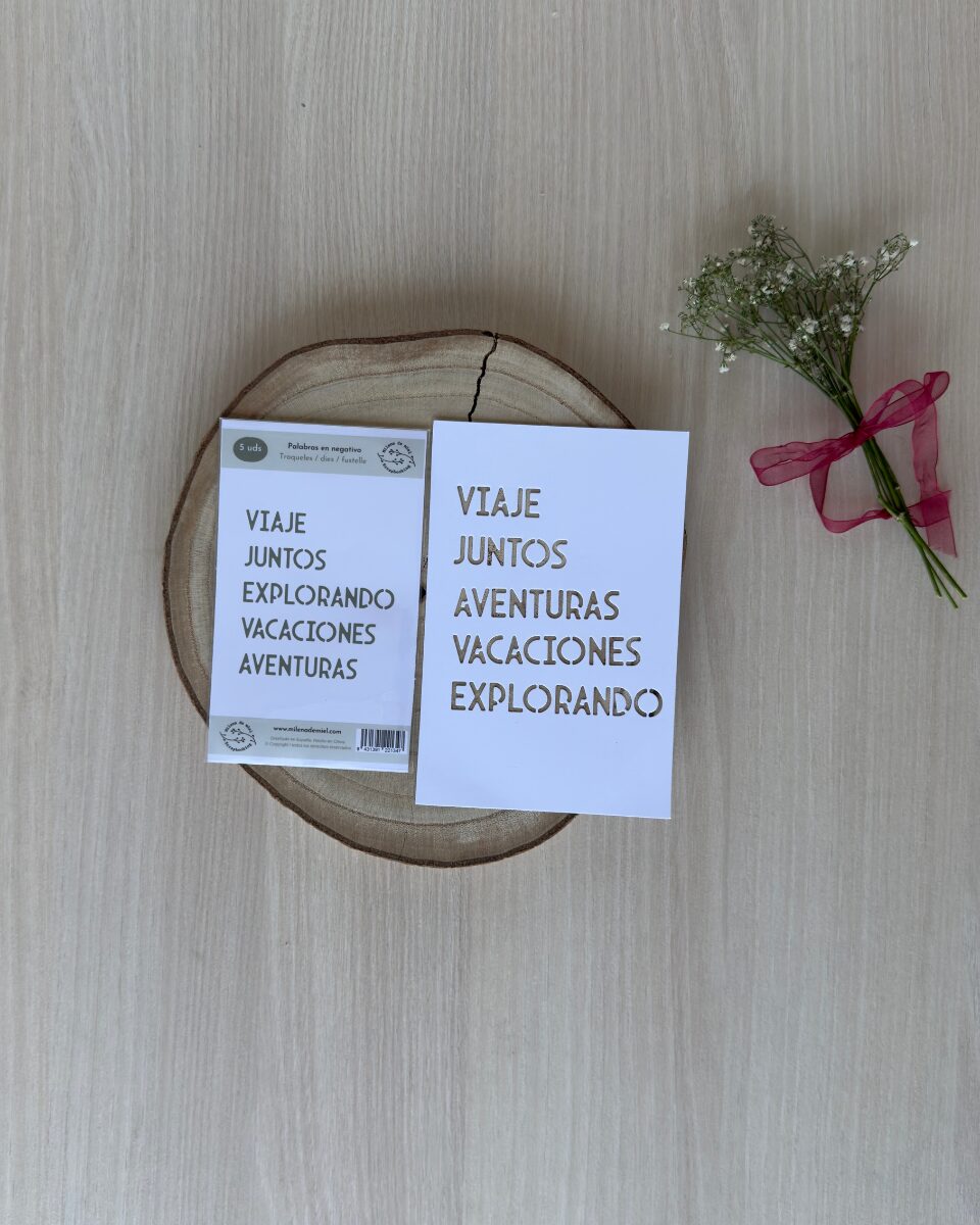 TROQUEL PALABRAS NEGATIVO 2